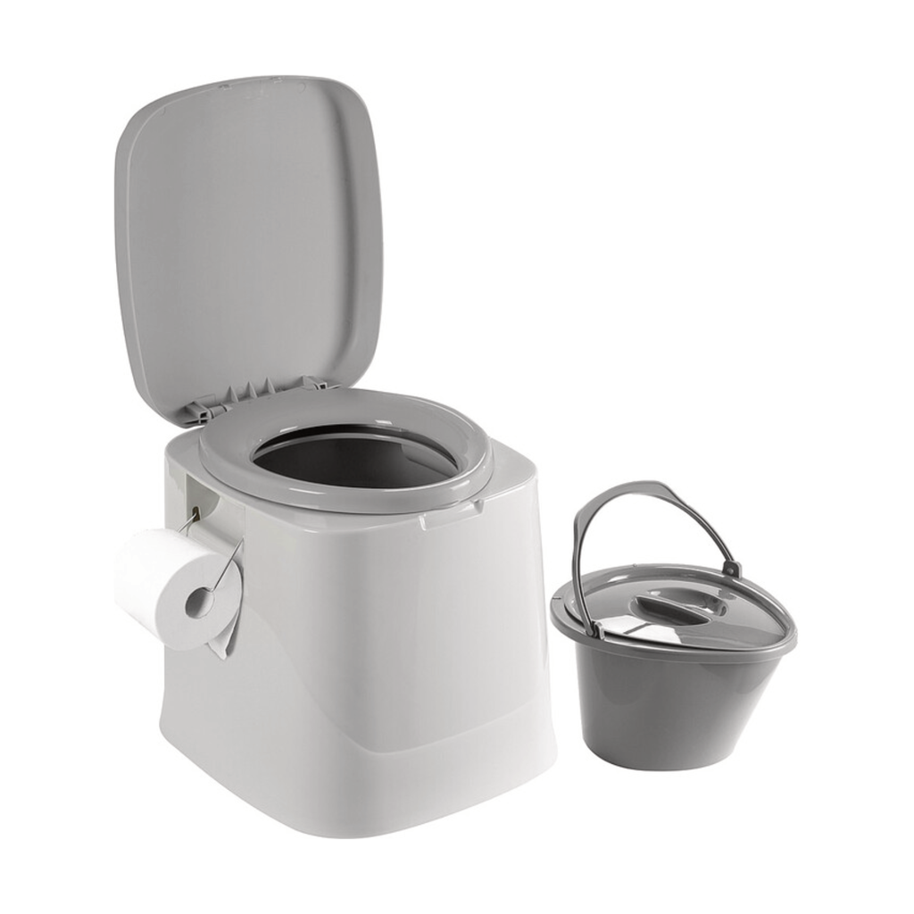 Brunner Optiloo bucket toilet, grey
