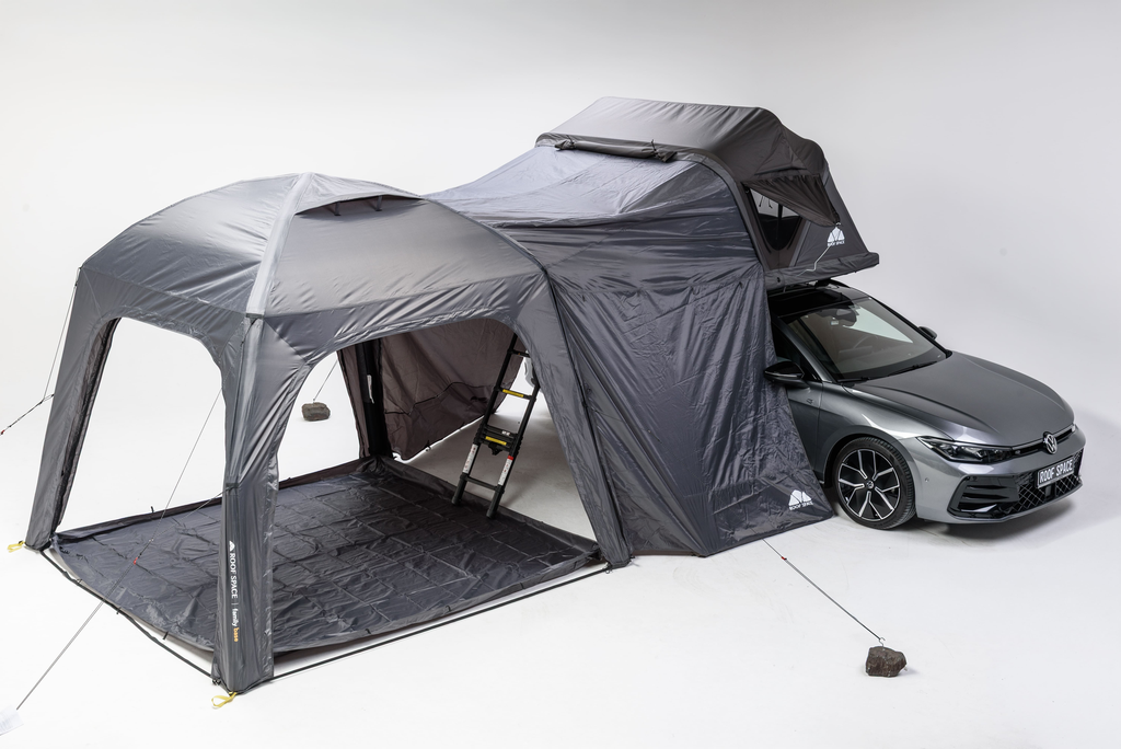 Vorzelt gross Family Base (Pavillon, Connector, Boden, Pumpe) Roof Space