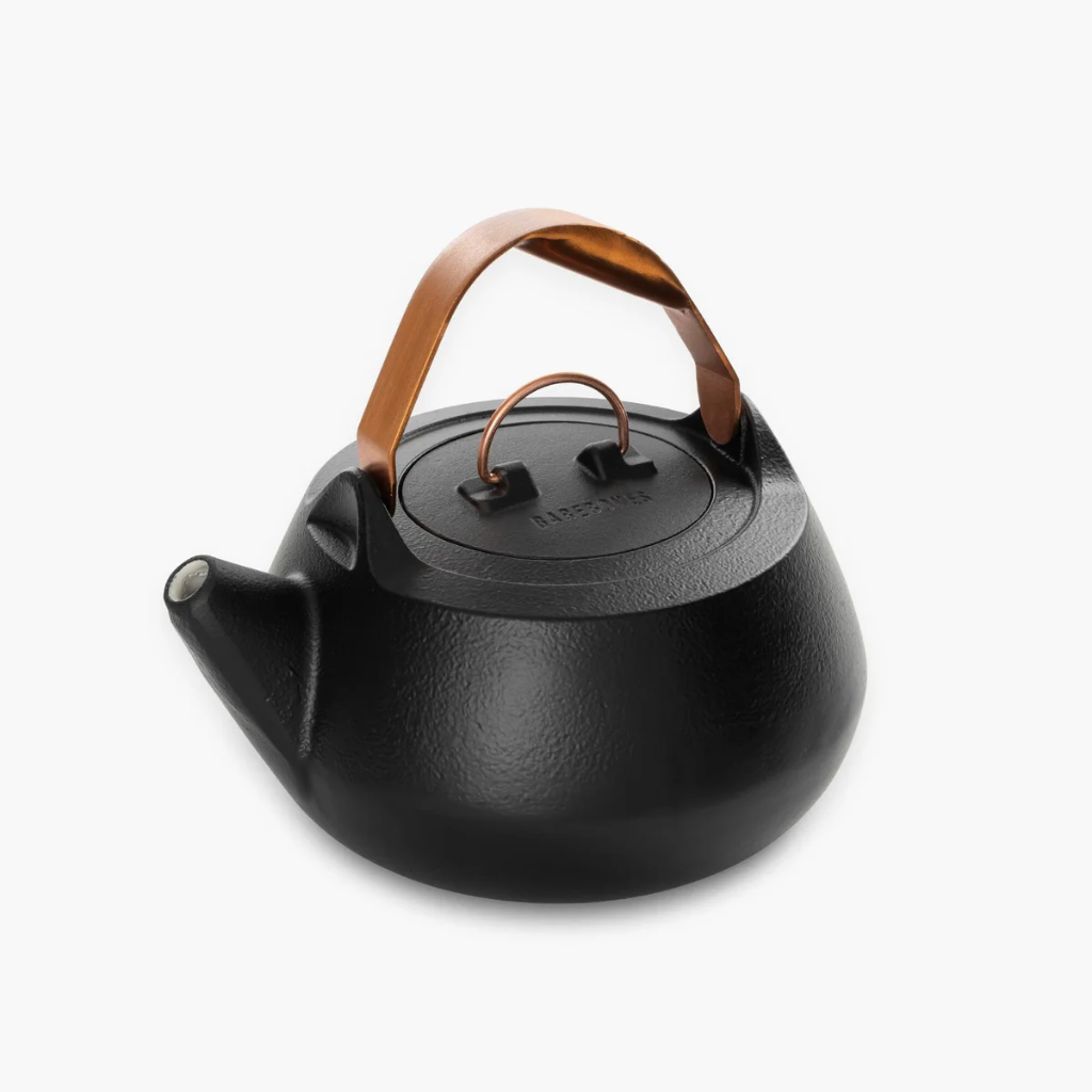[CKW-1106] Teekanne Enamel Lined Cast Iron Teapot Barebones