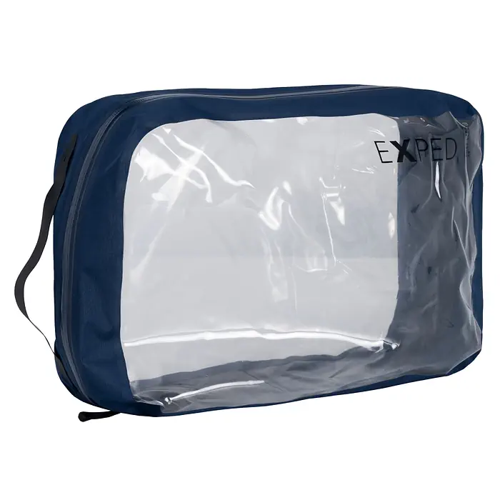 [7640277847385] Sac de rangement Organizer Cube Clear navy 12l Exped