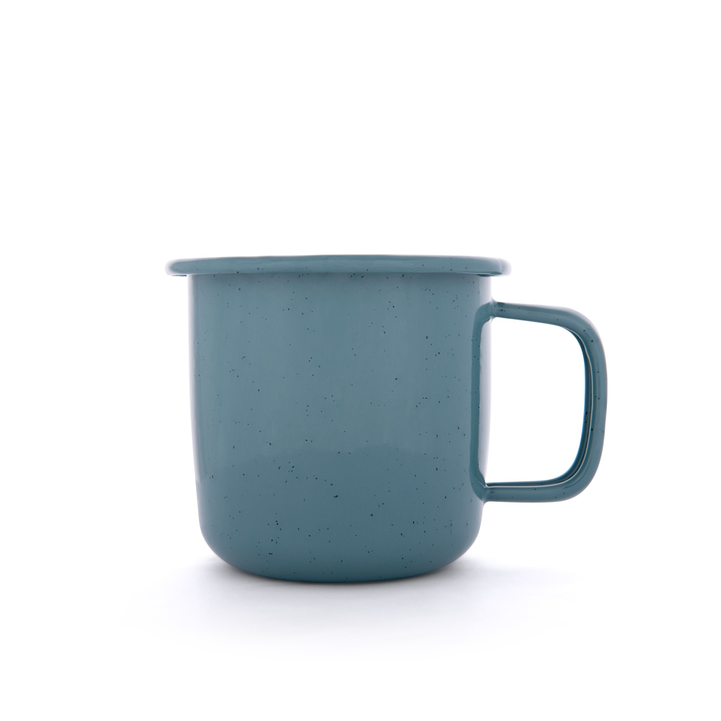 [CKW-1082] Tasse Rolled Enamelware, smokey blue, Barebones