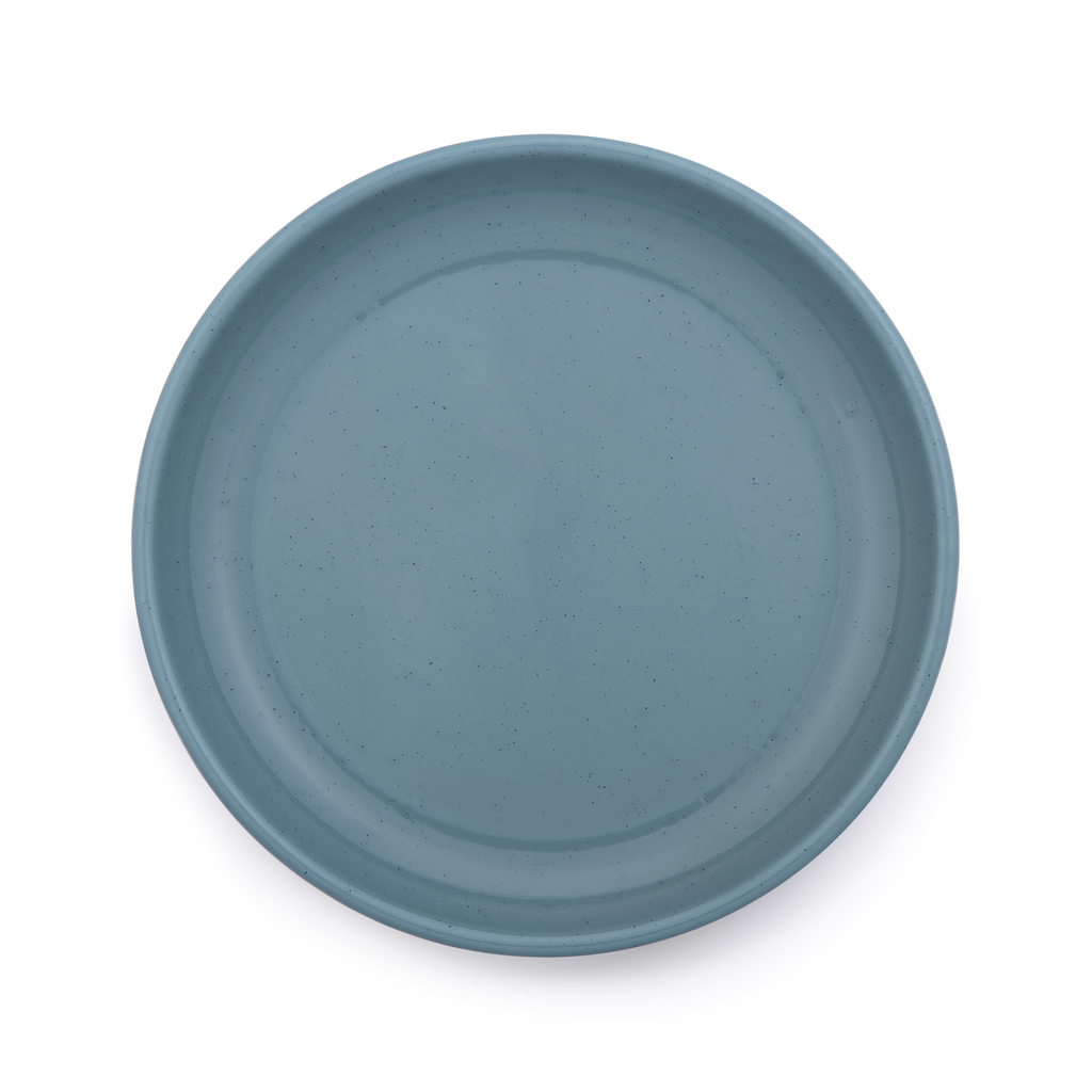 [CKW-1080] Teller Rolled Enamelware, smokey blue, Barebones