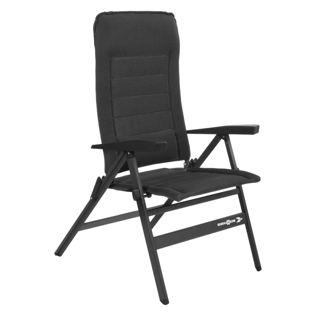 BRUNNER Travellounger camping chair, colour: anthracite