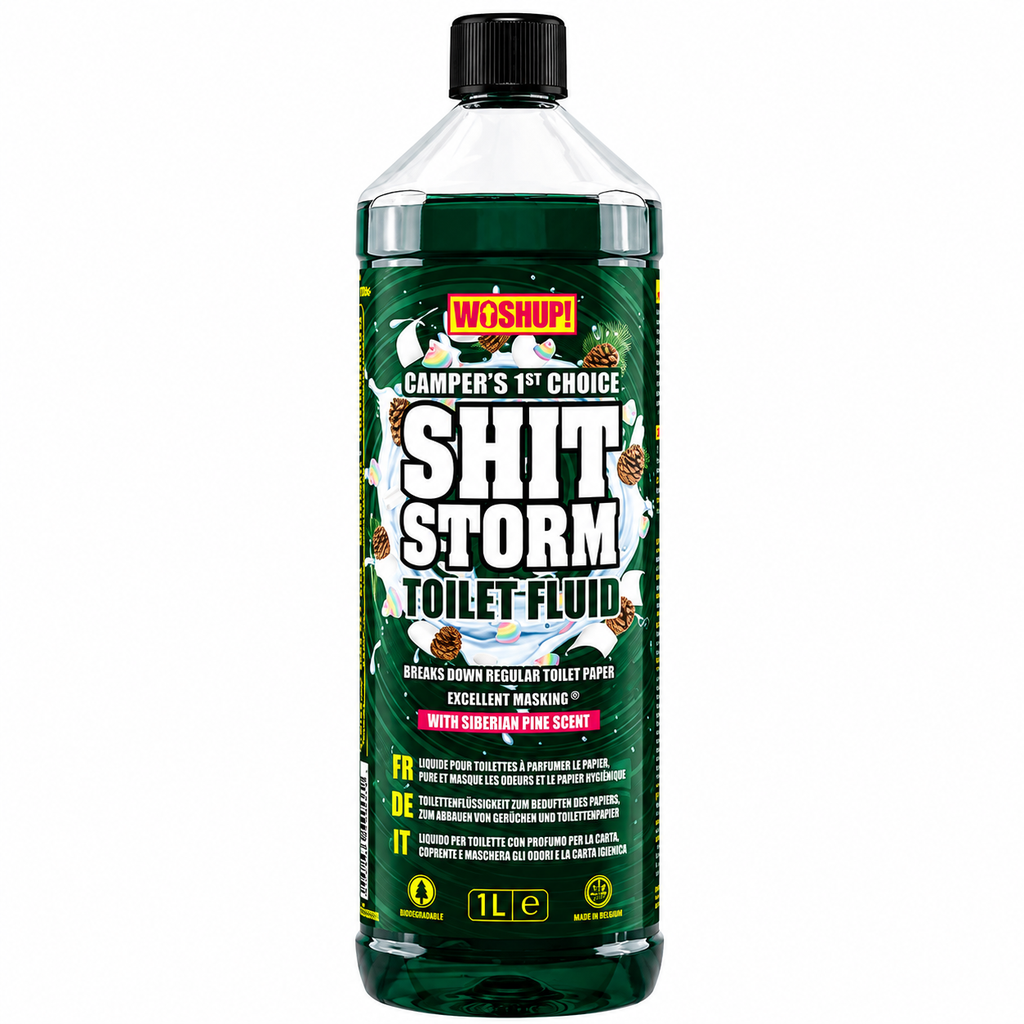 WOSHUP! Shit Storm Eucalyptus toilet cleaner,