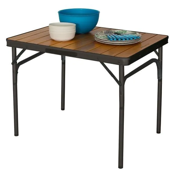Charelle Table pliable Eurotrail – bambou –
