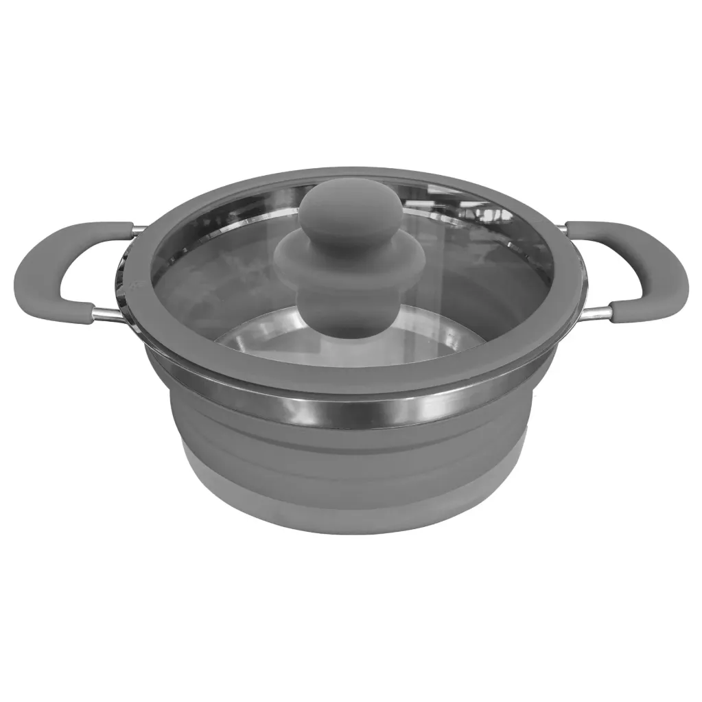 Casserole pliable Eurotrail avec couvercle M