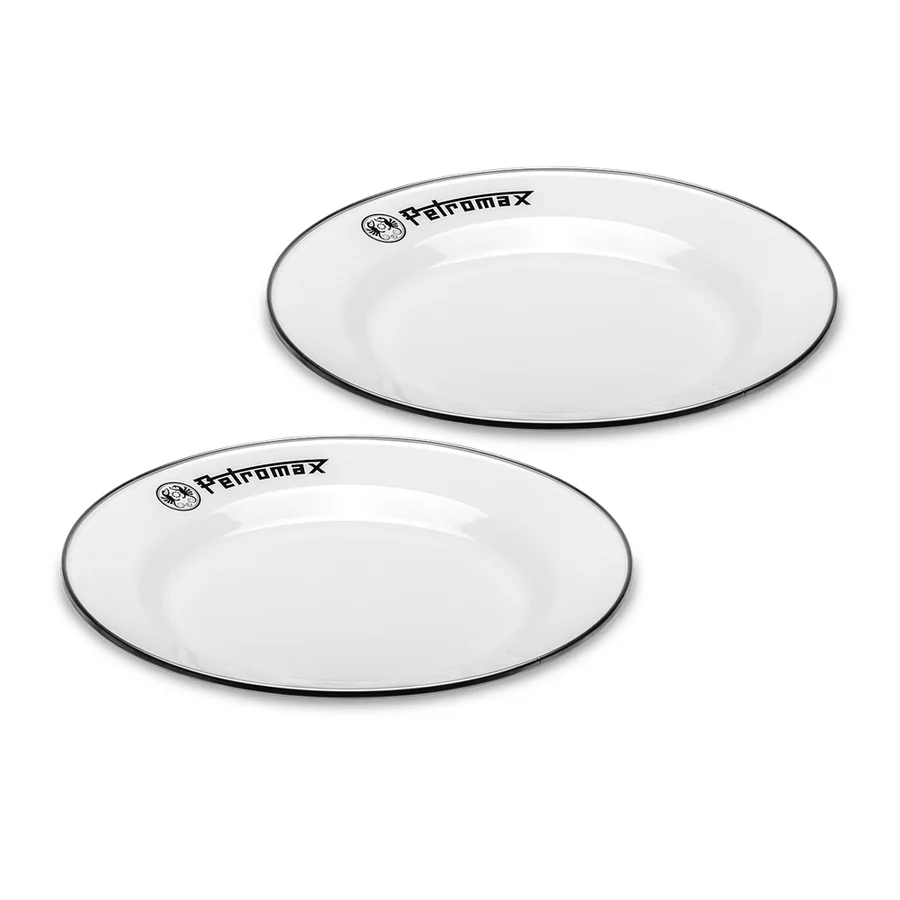 [PX-PLATE-26-W] Ensemble de 2 assiettes en émail Petromax (36cm)